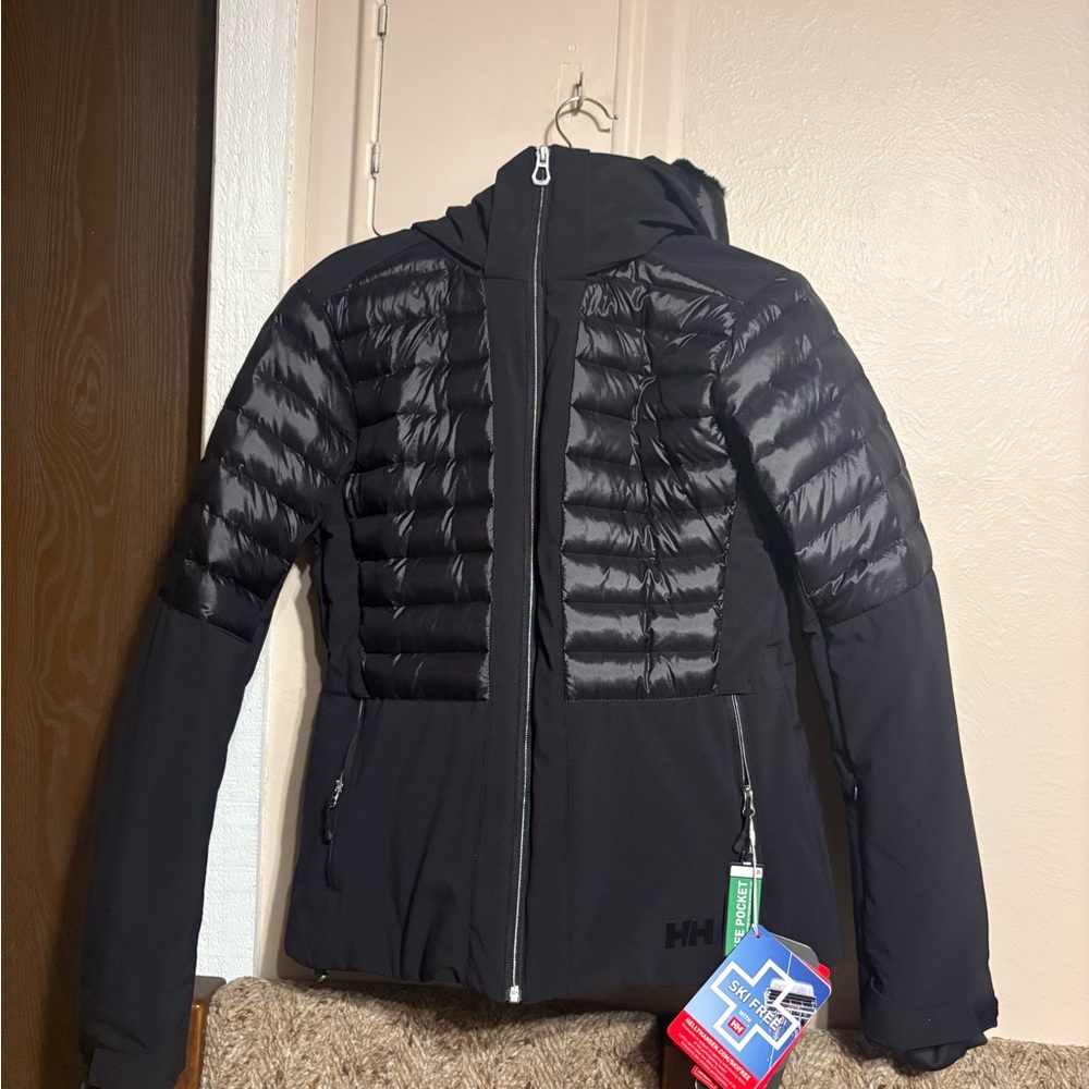 Black Puffer Jacket with Hood